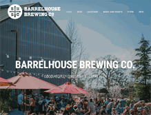 Tablet Screenshot of barrelhousebrewing.com